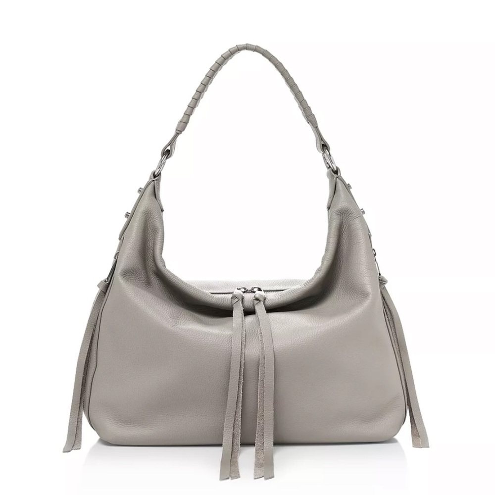 BOTKIER Leather Samantha Hobo Shoulder Bag in Army green